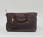 Ensemble, Prada (Italian, founded 1913), (a) wool, synthetic, (b) wool, silk, cotton, metal, (c) leather, metal, (d, e) leather, (f, g) leather, synthetic, metal, (h) leather, silk, metal, (i) leather, metal, Italian